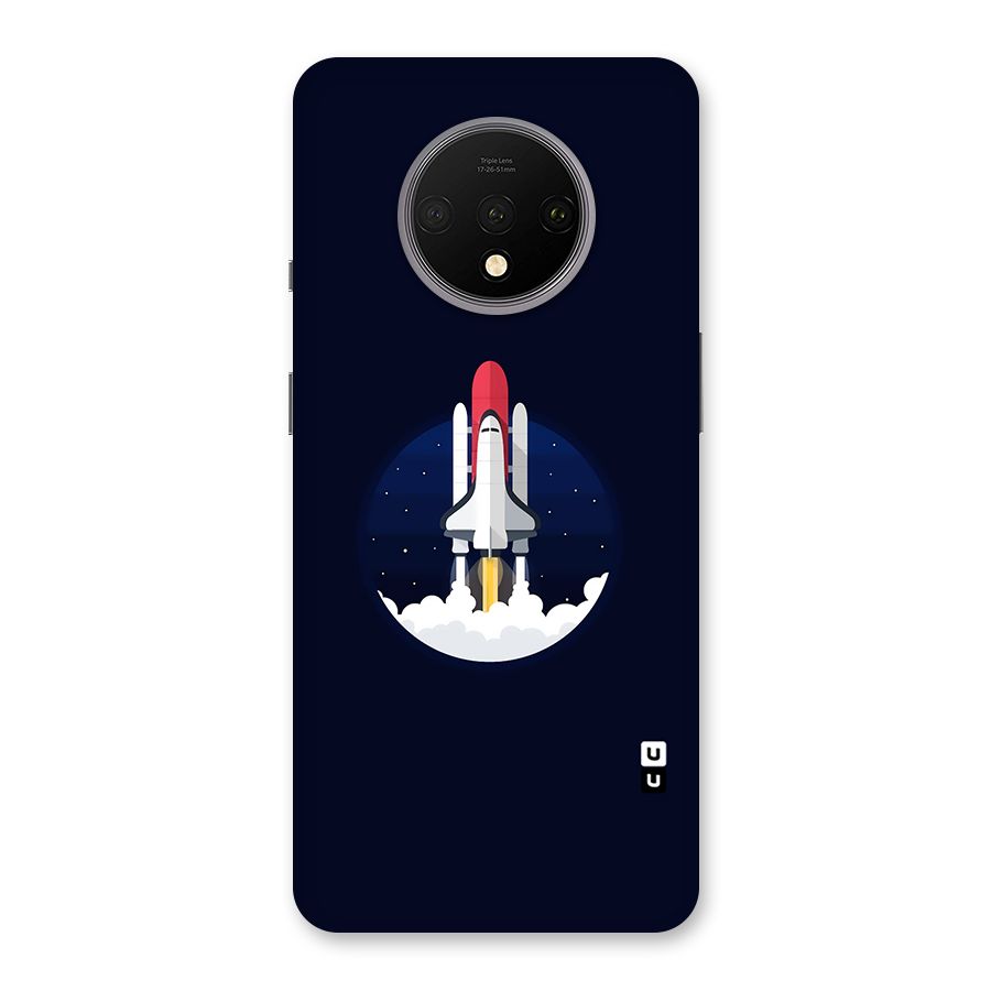 Space Rocket Minimal Back Case for OnePlus 7T