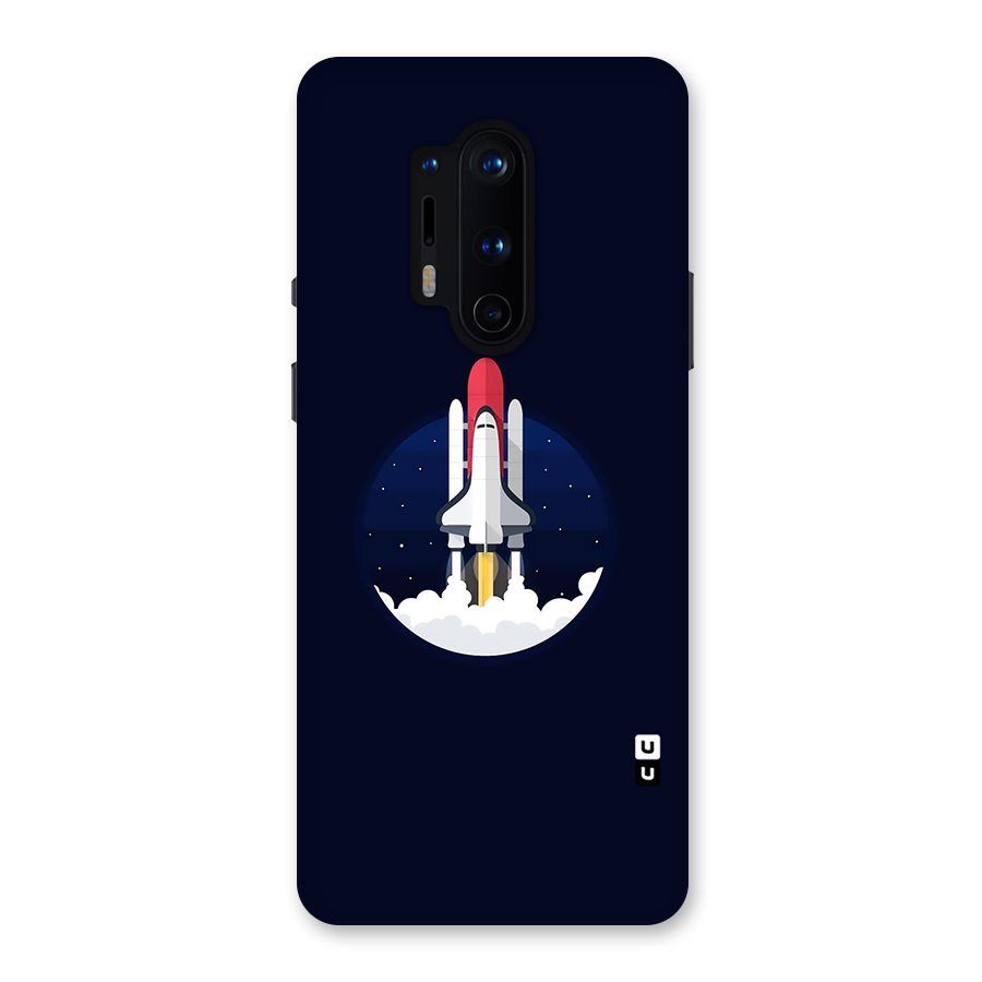 Space Rocket Minimal Back Case for OnePlus 8 Pro