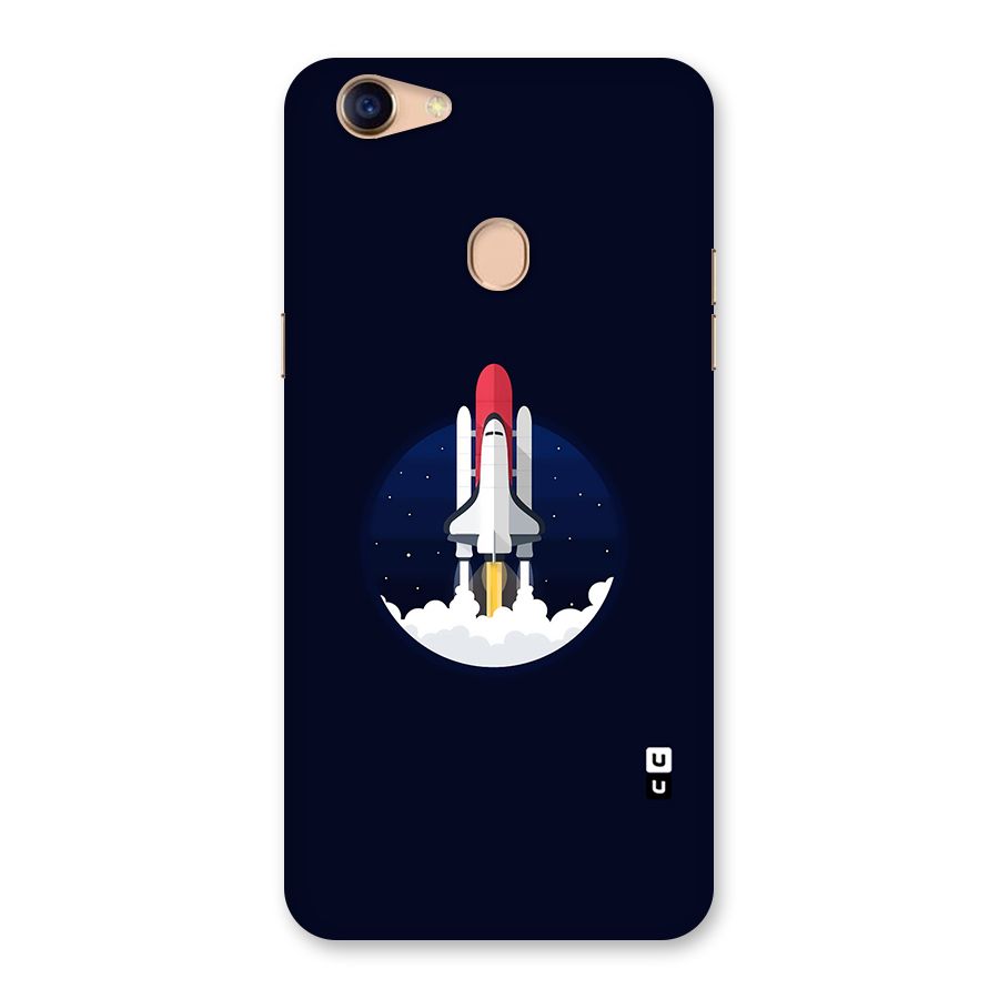 Space Rocket Minimal Back Case for Oppo F5 Youth