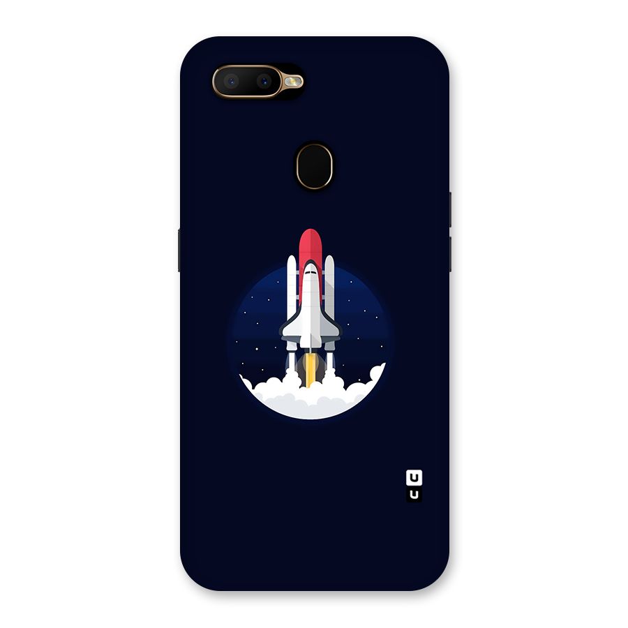 Space Rocket Minimal Back Case for Oppo A5s