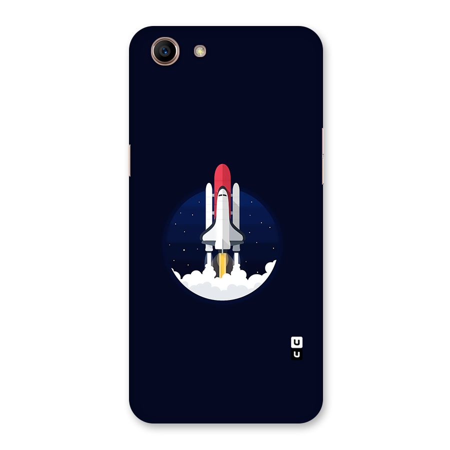 Space Rocket Minimal Back Case for Oppo A83 (2018)