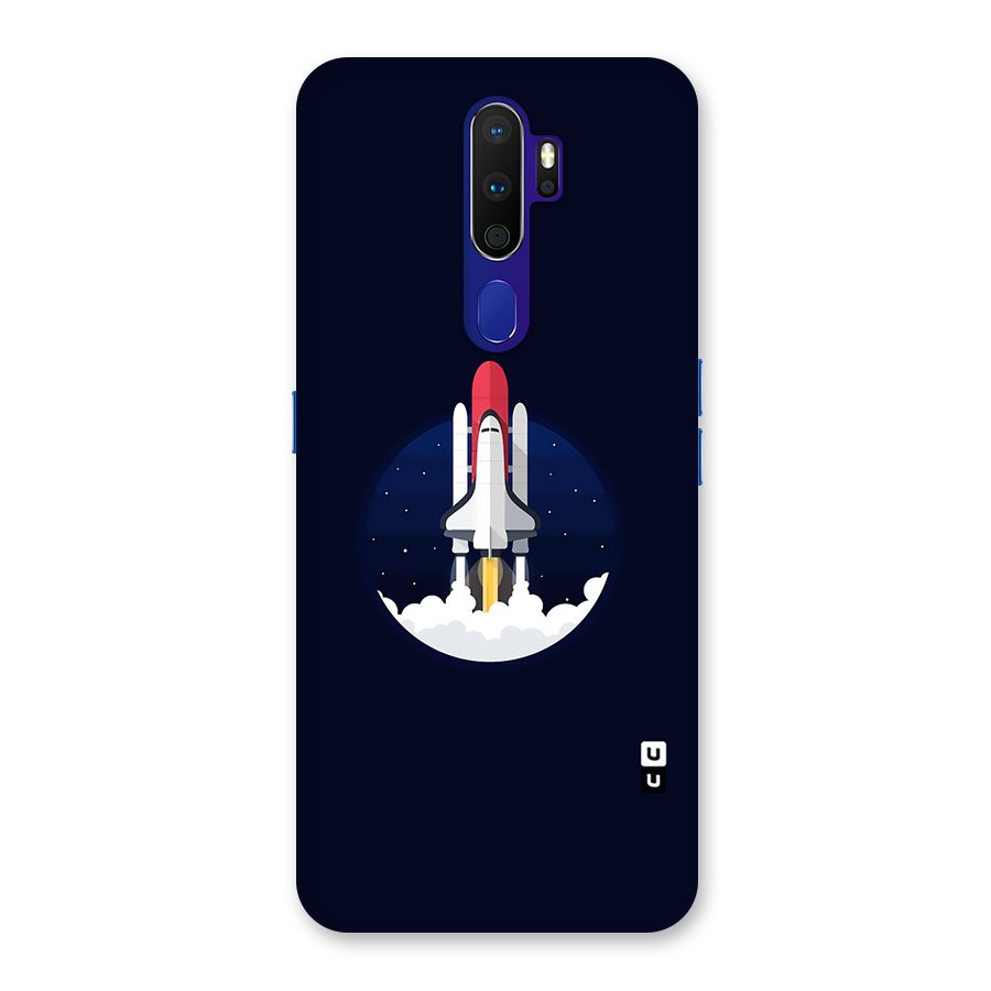 Space Rocket Minimal Back Case for Oppo A9 (2020)