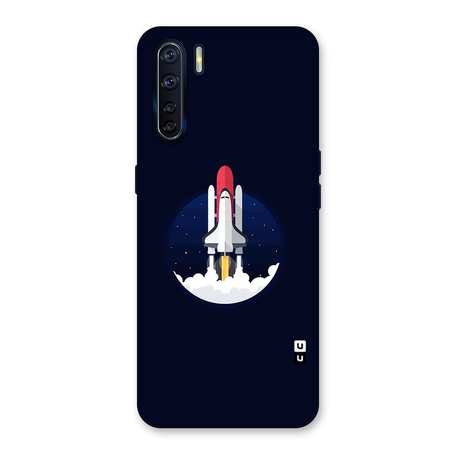 Space Rocket Minimal Back Case for Oppo F15