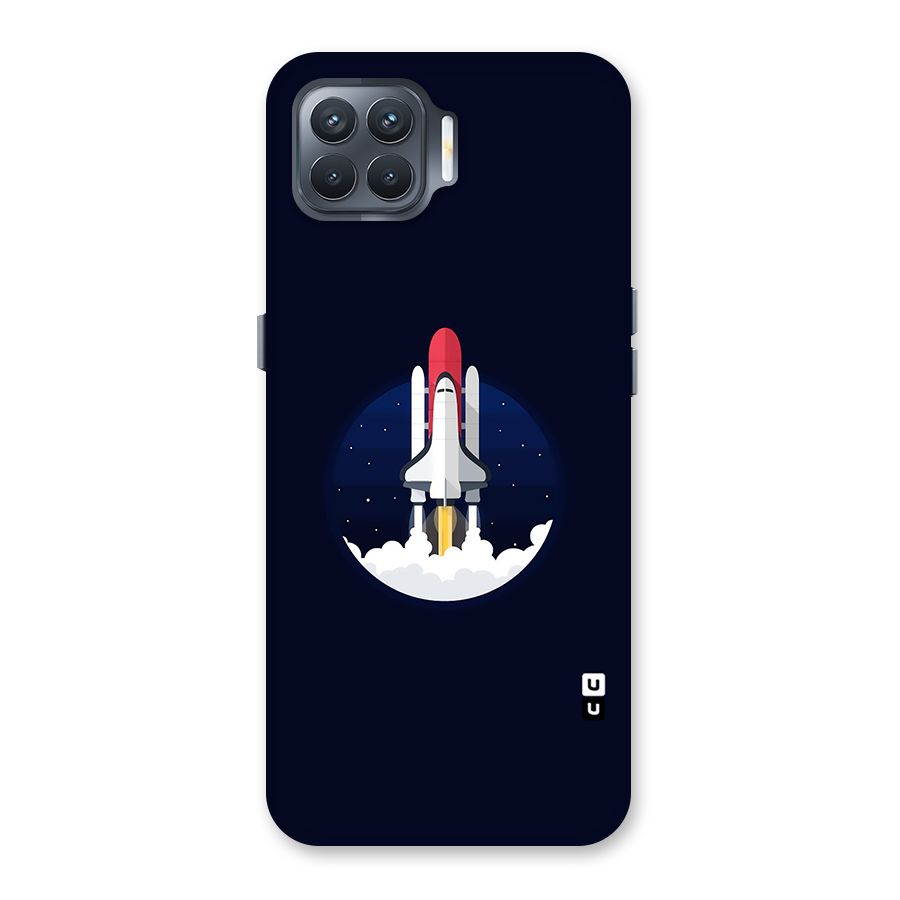 Space Rocket Minimal Back Case for Oppo F17 Pro