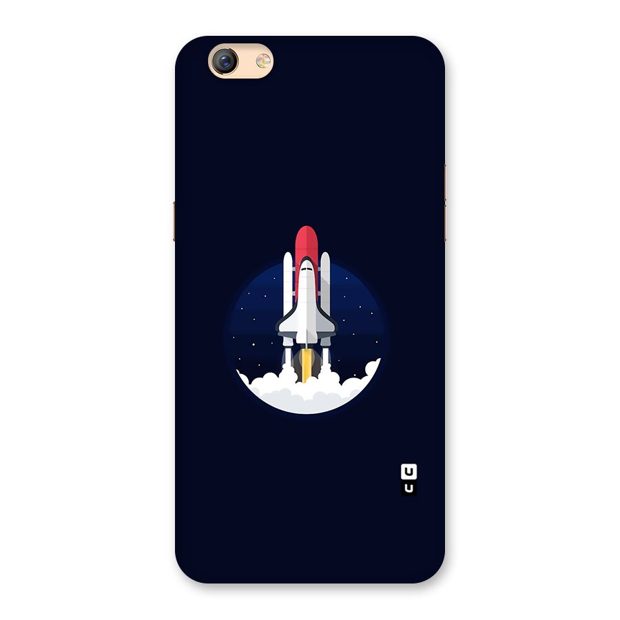 Space Rocket Minimal Back Case for Oppo F3 Plus