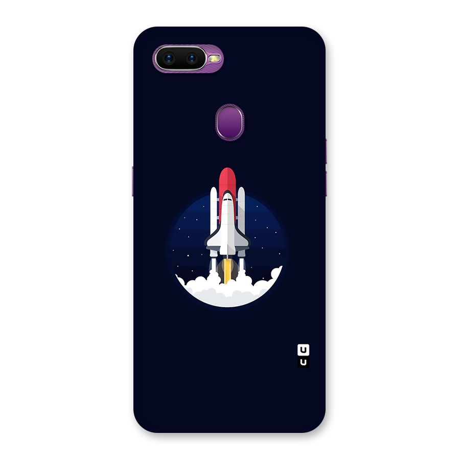 Space Rocket Minimal Back Case for Oppo F9