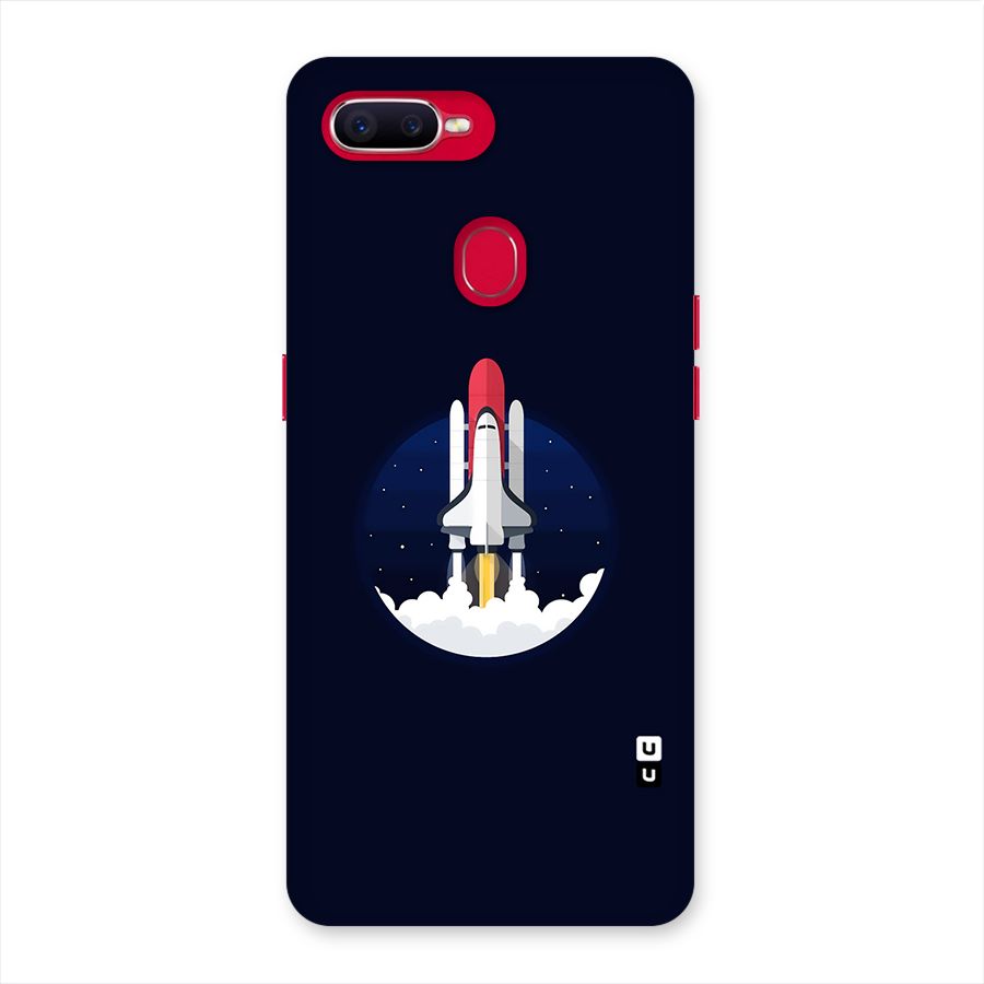 Space Rocket Minimal Back Case for Oppo F9 Pro