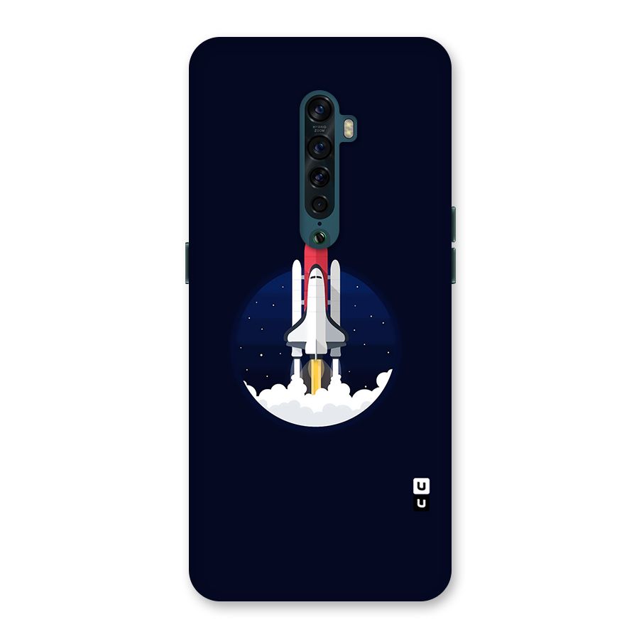 Space Rocket Minimal Back Case for Oppo Reno2