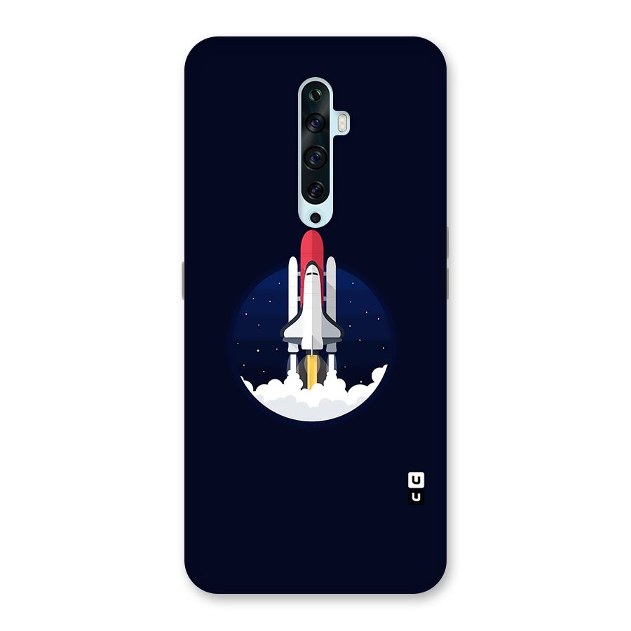 Space Rocket Minimal Back Case for Oppo Reno2 F