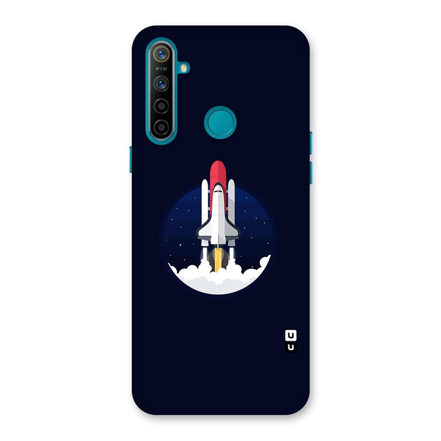 Space Rocket Minimal Back Case for Realme 5i