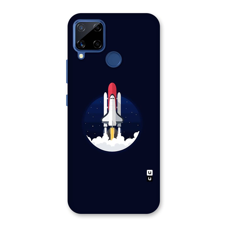 Space Rocket Minimal Back Case for Realme C15