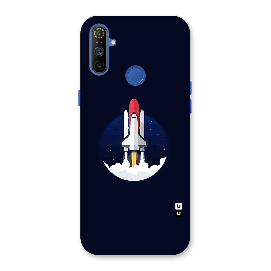 Space Rocket Minimal Back Case for Realme Narzo 10A