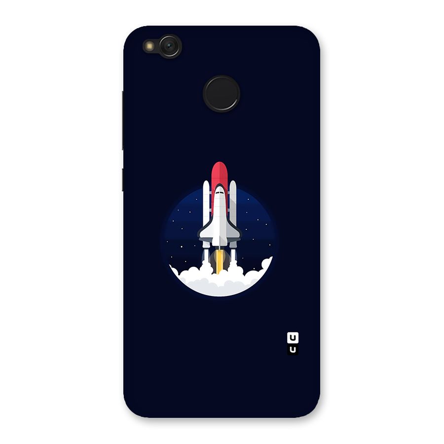 Space Rocket Minimal Back Case for Redmi 4