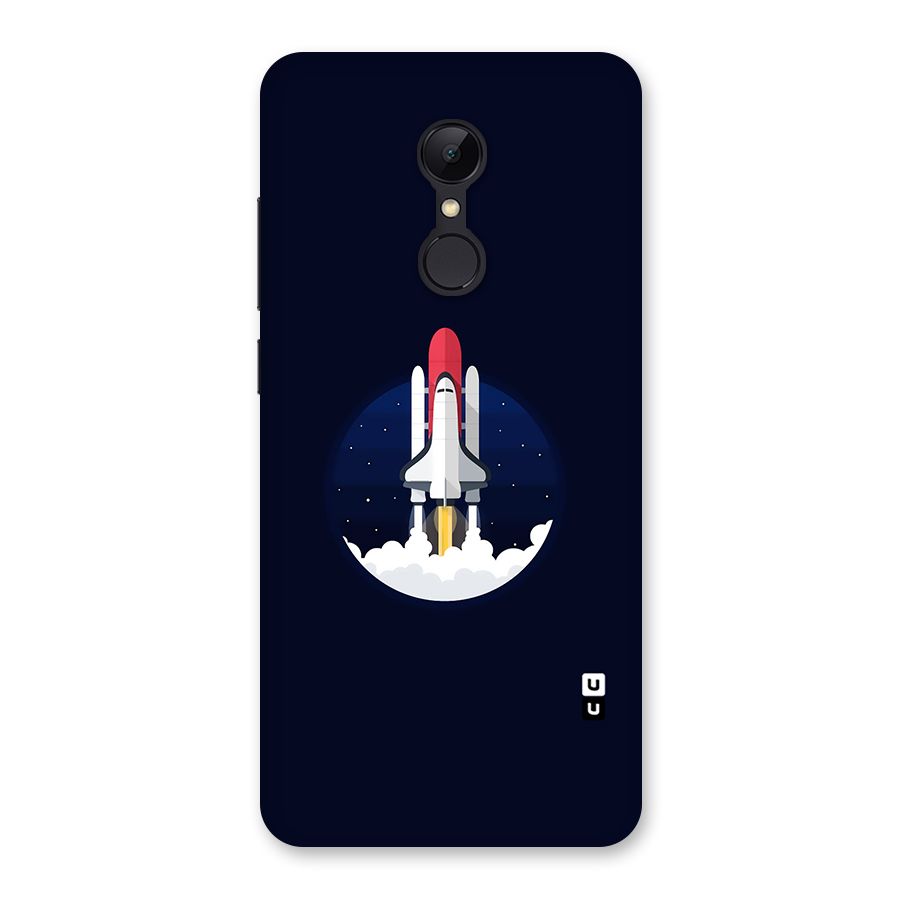 Space Rocket Minimal Back Case for Redmi 5