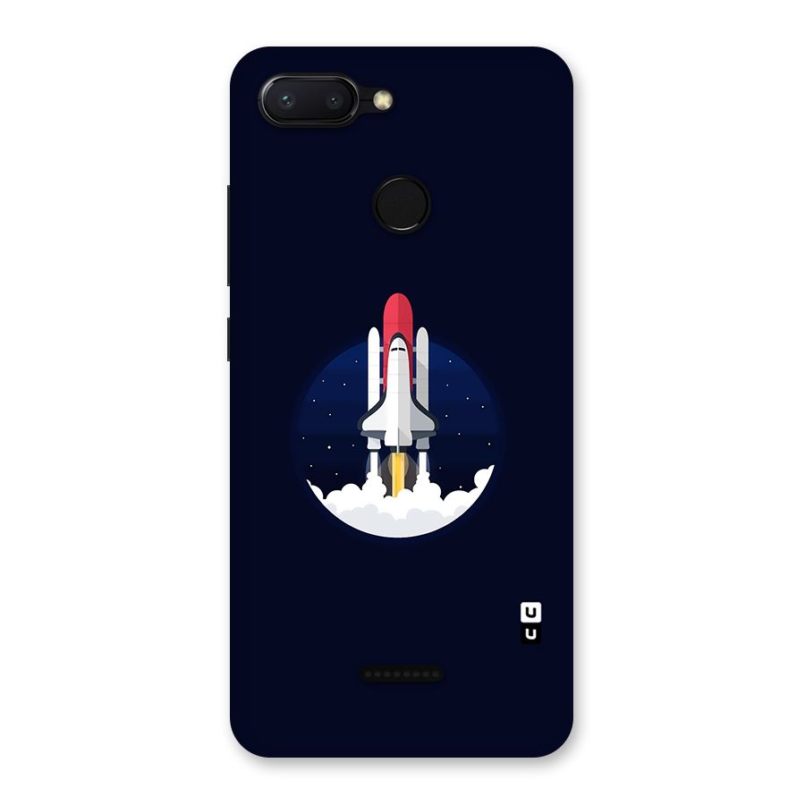 Space Rocket Minimal Back Case for Redmi 6