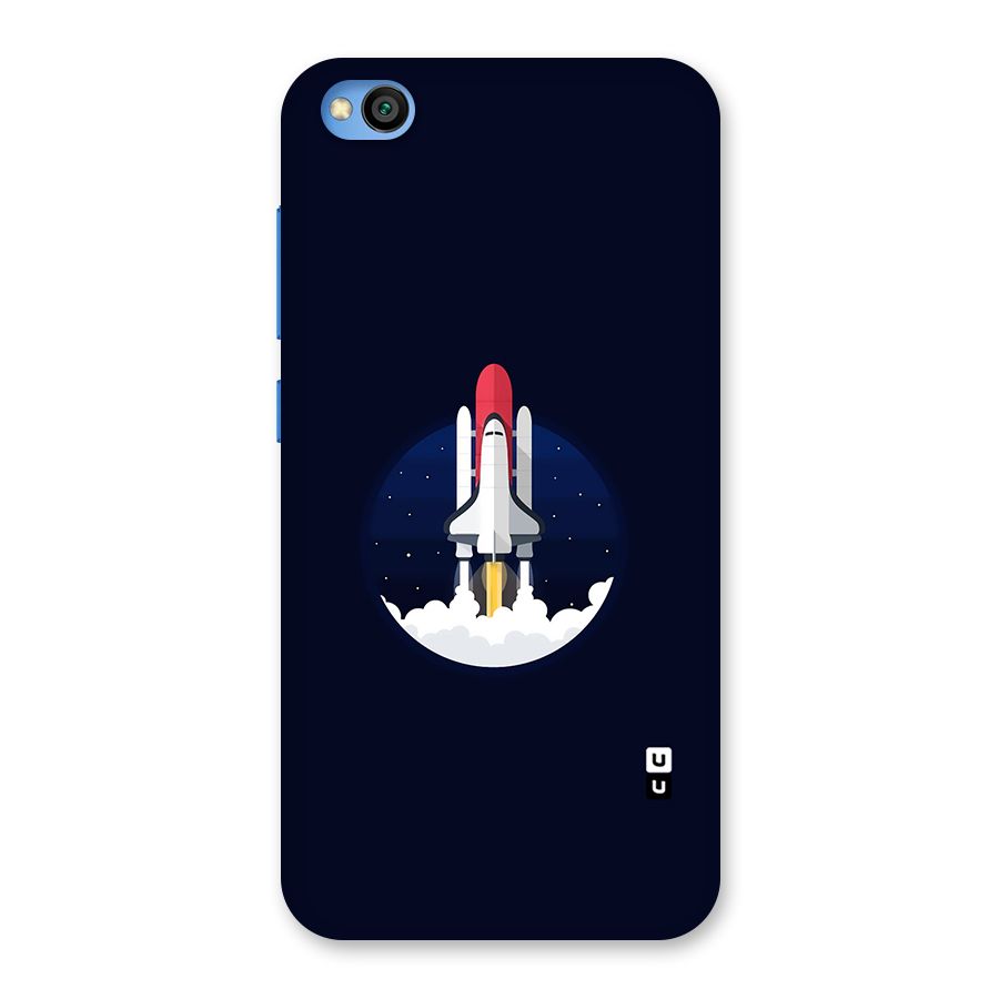 Space Rocket Minimal Back Case for Redmi Go