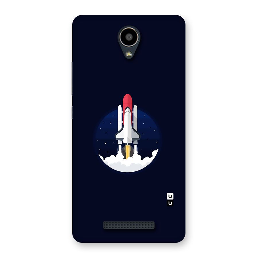 Space Rocket Minimal Back Case for Redmi Note 2