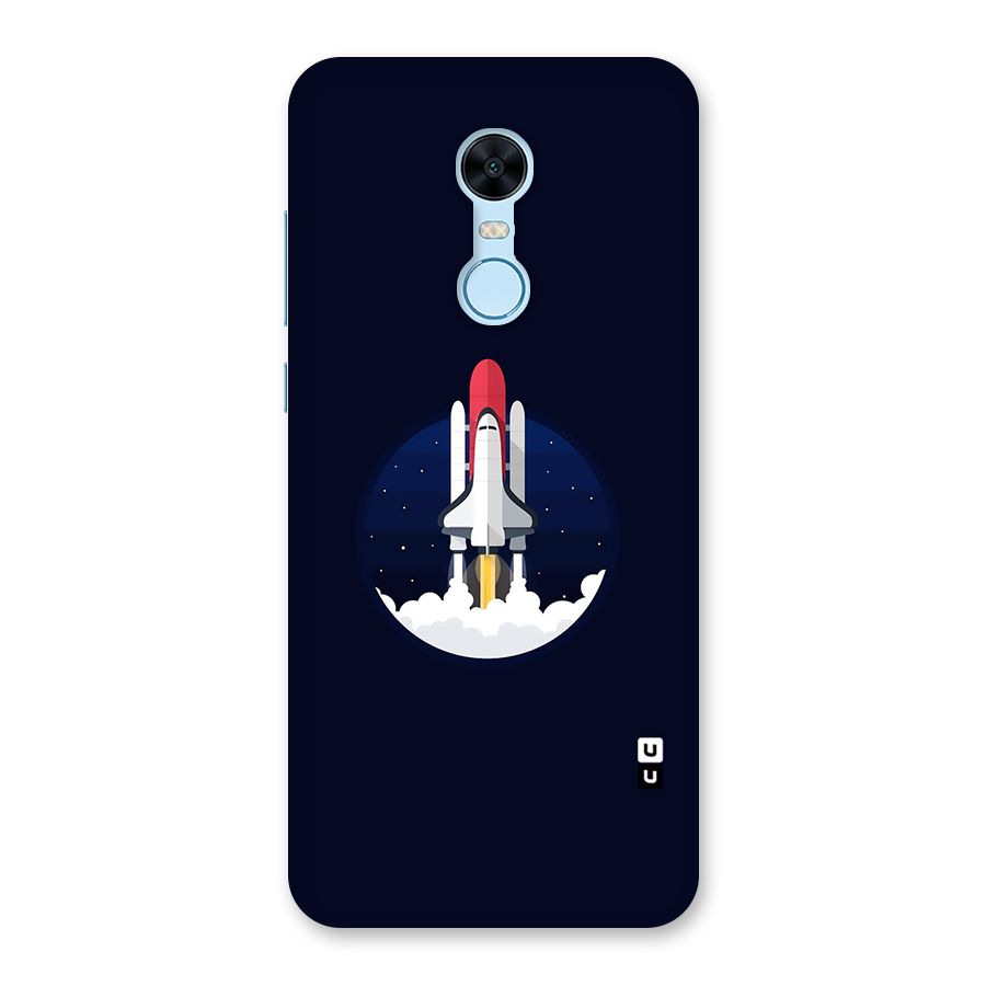 Space Rocket Minimal Back Case for Redmi Note 5