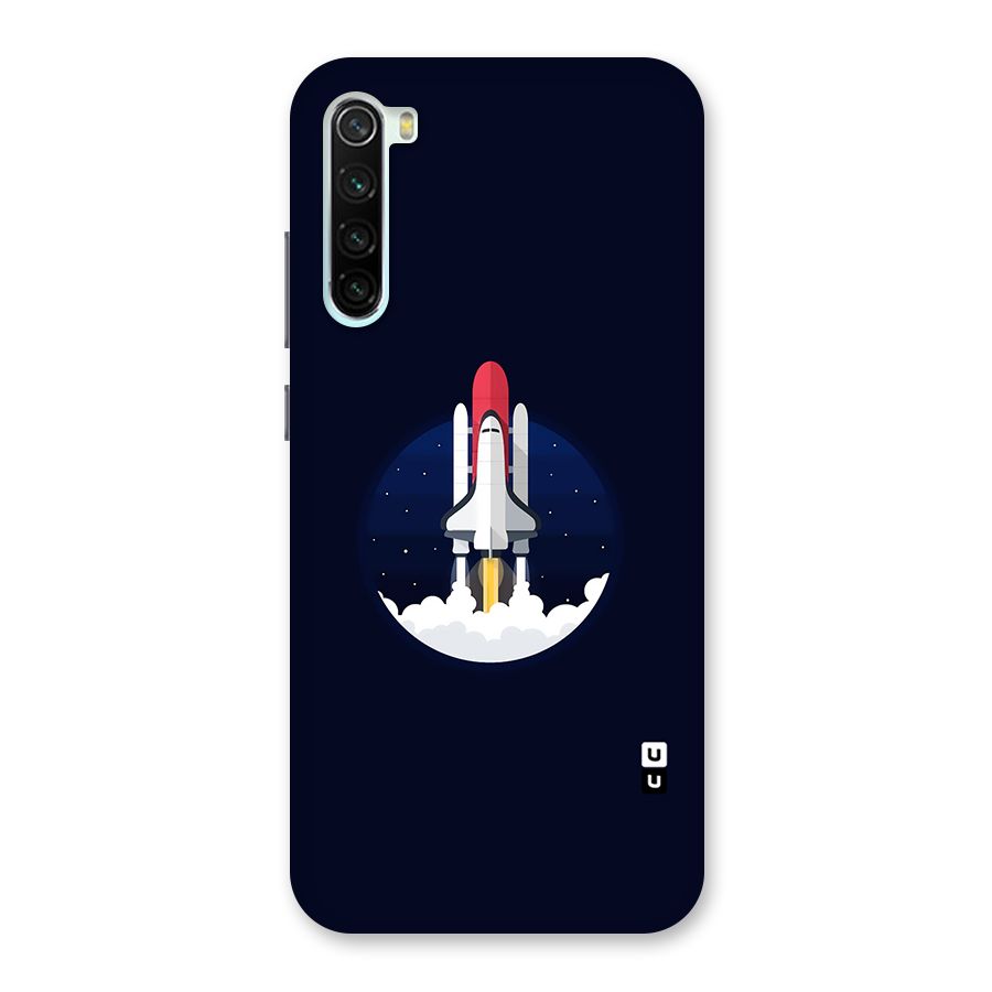 Space Rocket Minimal Back Case for Redmi Note 8