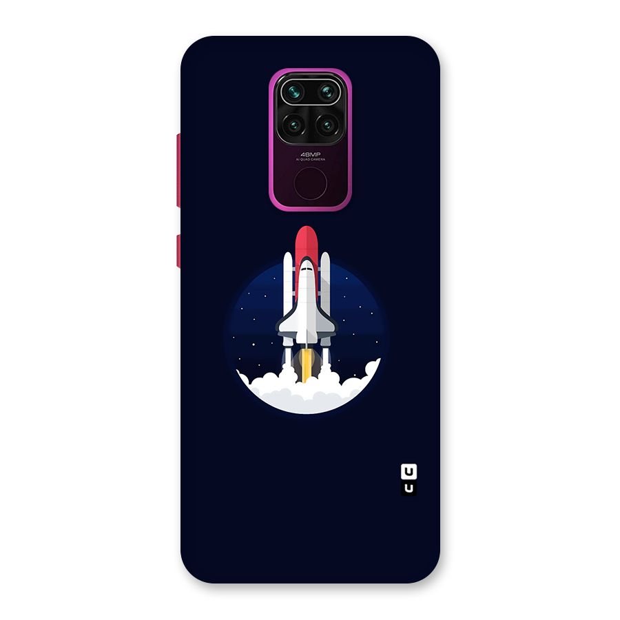 Space Rocket Minimal Back Case for Redmi Note 9