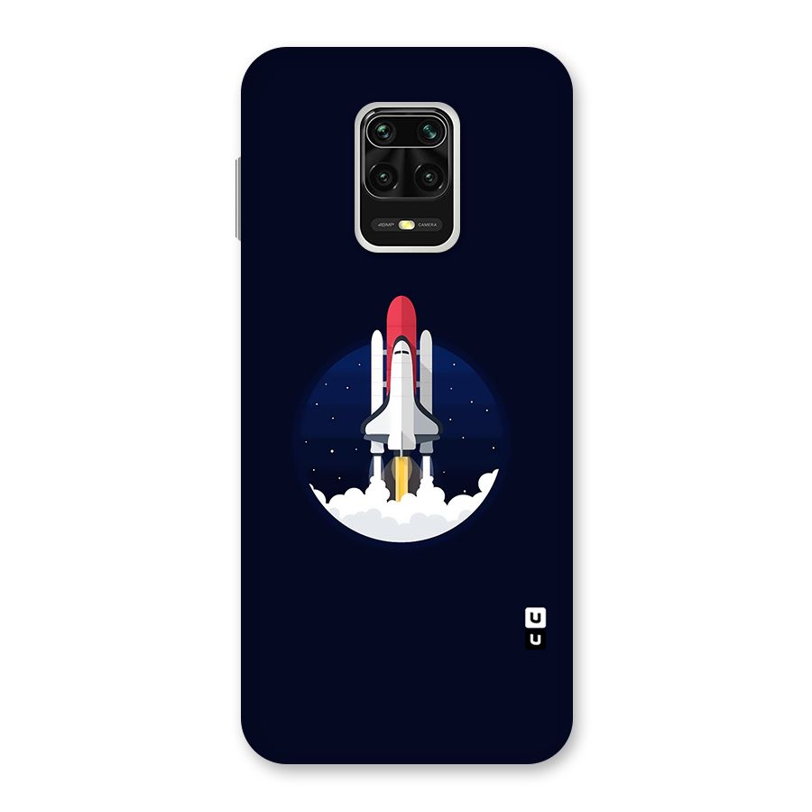 Space Rocket Minimal Back Case for Redmi Note 9 Pro Max