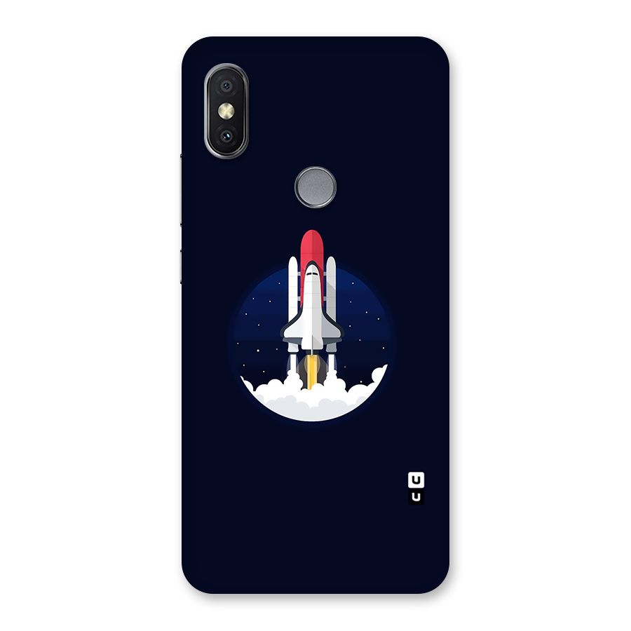 Space Rocket Minimal Back Case for Redmi Y2