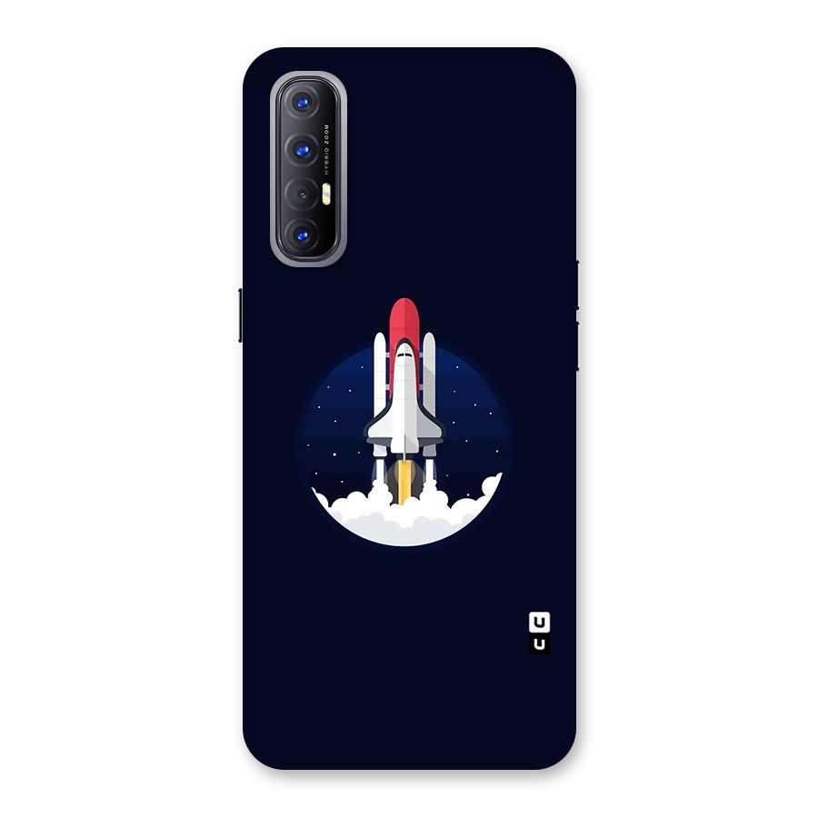 Space Rocket Minimal Back Case for Reno3 Pro