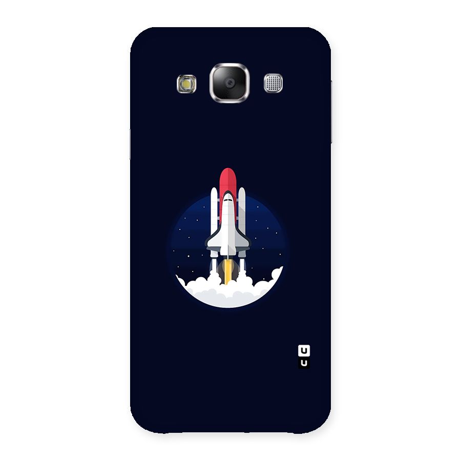 Space Rocket Minimal Back Case for Samsung Galaxy E5