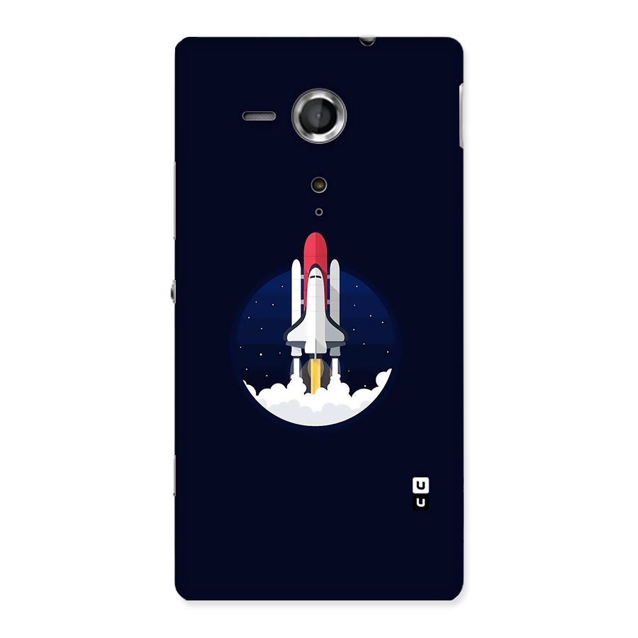 Space Rocket Minimal Back Case for Sony Xperia SP