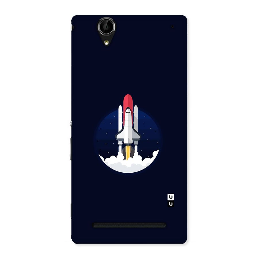 Space Rocket Minimal Back Case for Sony Xperia T2