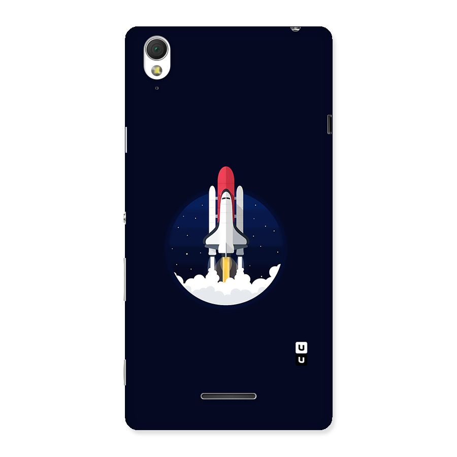 Space Rocket Minimal Back Case for Sony Xperia T3