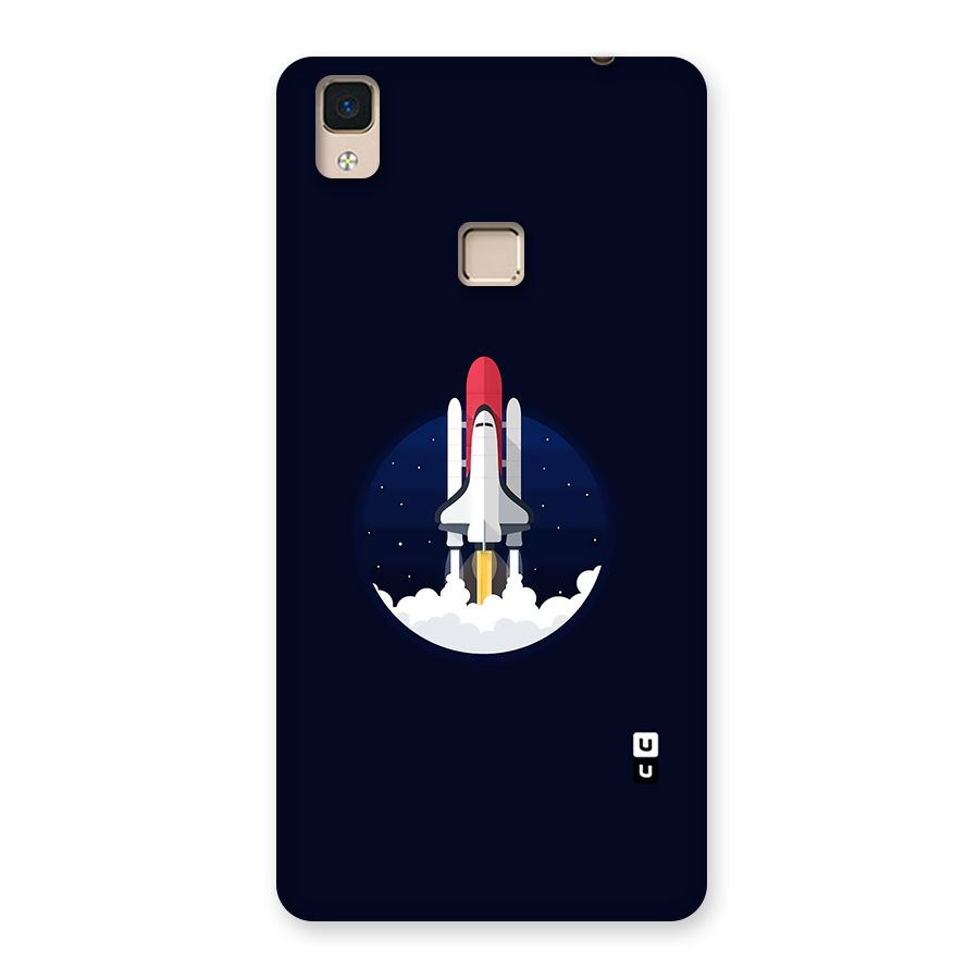Space Rocket Minimal Back Case for V3 Max
