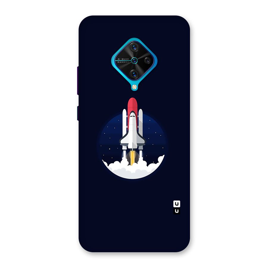 Space Rocket Minimal Back Case for Vivo S1 Pro