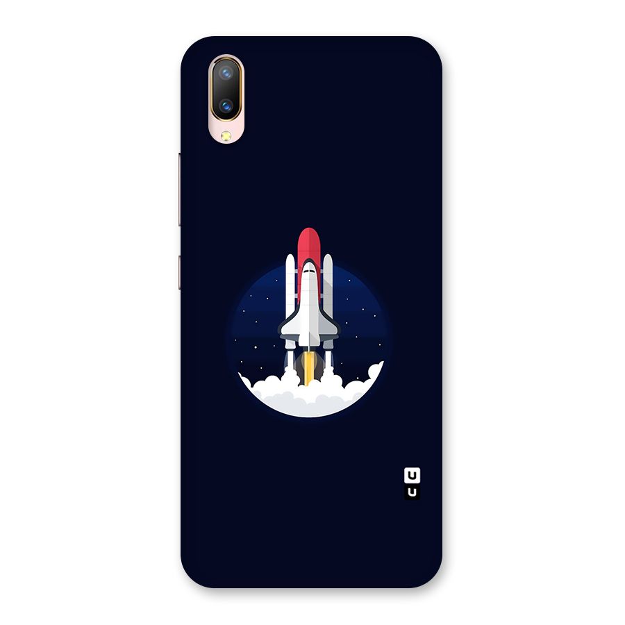 Space Rocket Minimal Back Case for Vivo V11 Pro