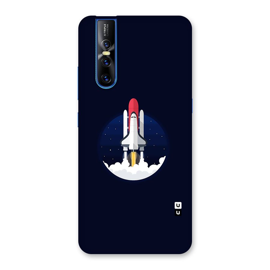 Space Rocket Minimal Back Case for Vivo V15 Pro
