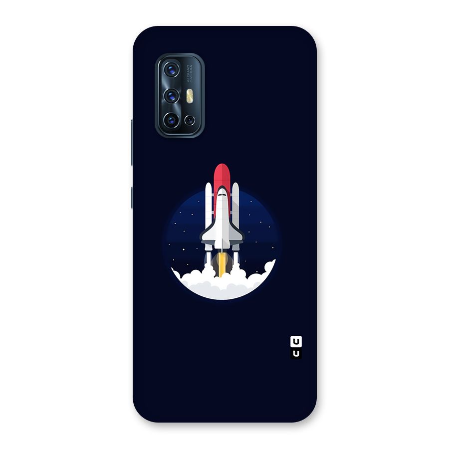 Space Rocket Minimal Back Case for Vivo V17