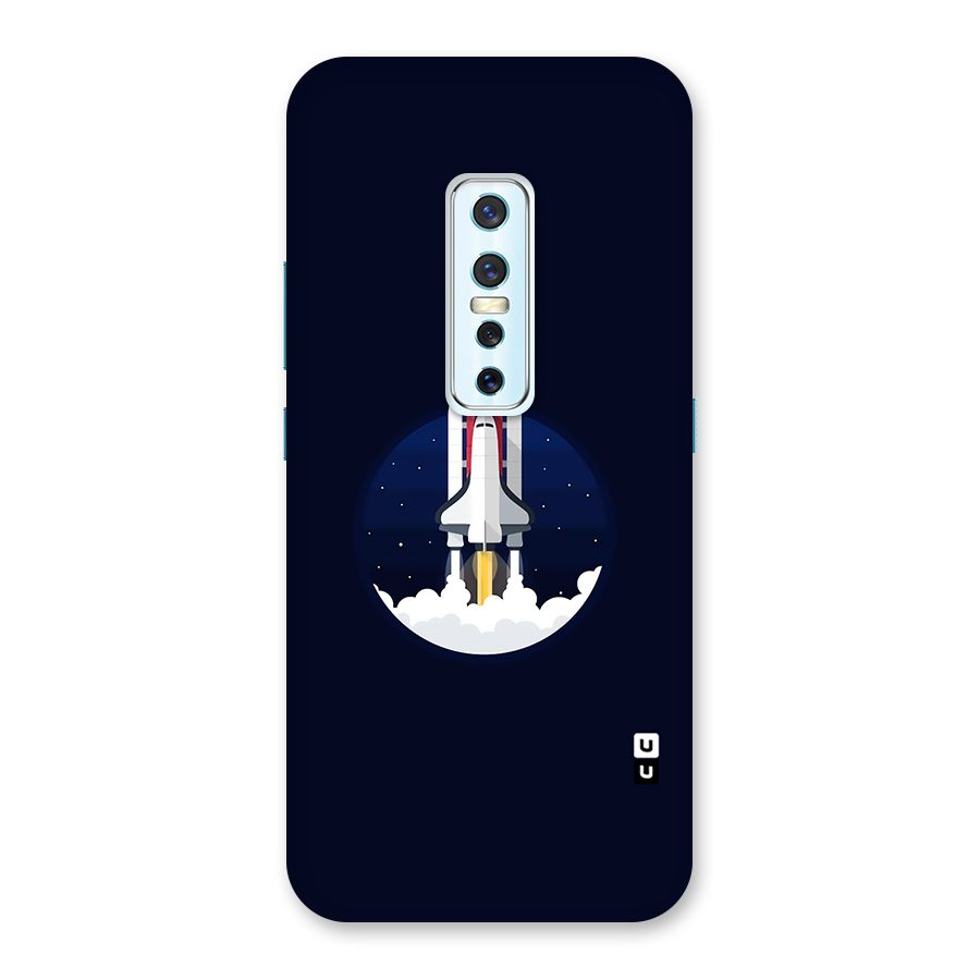 Space Rocket Minimal Back Case for Vivo V17 Pro