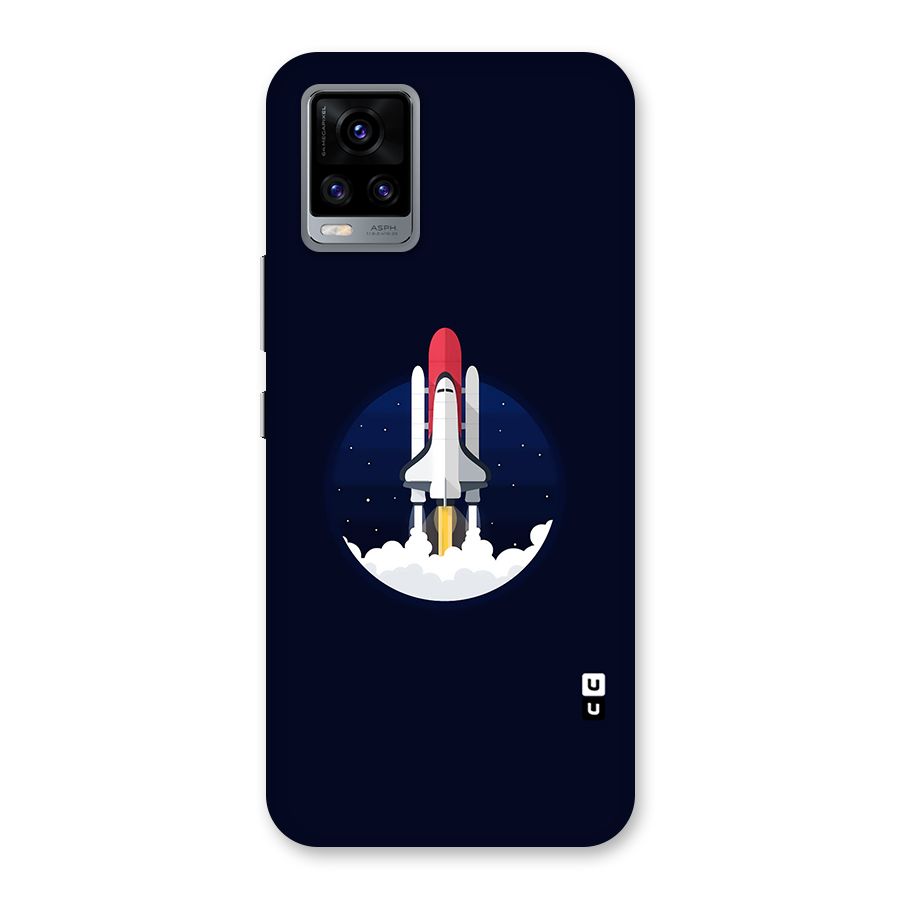 Space Rocket Minimal Back Case for Vivo V20