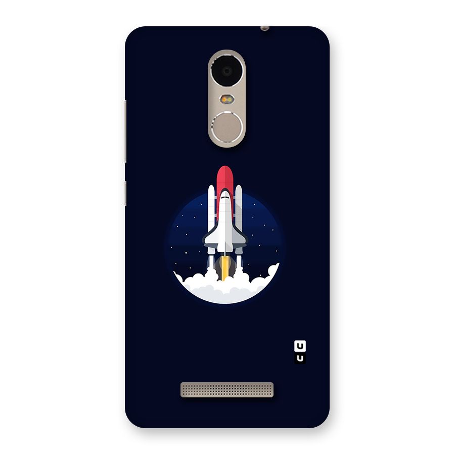 Space Rocket Minimal Back Case for Xiaomi Redmi Note 3