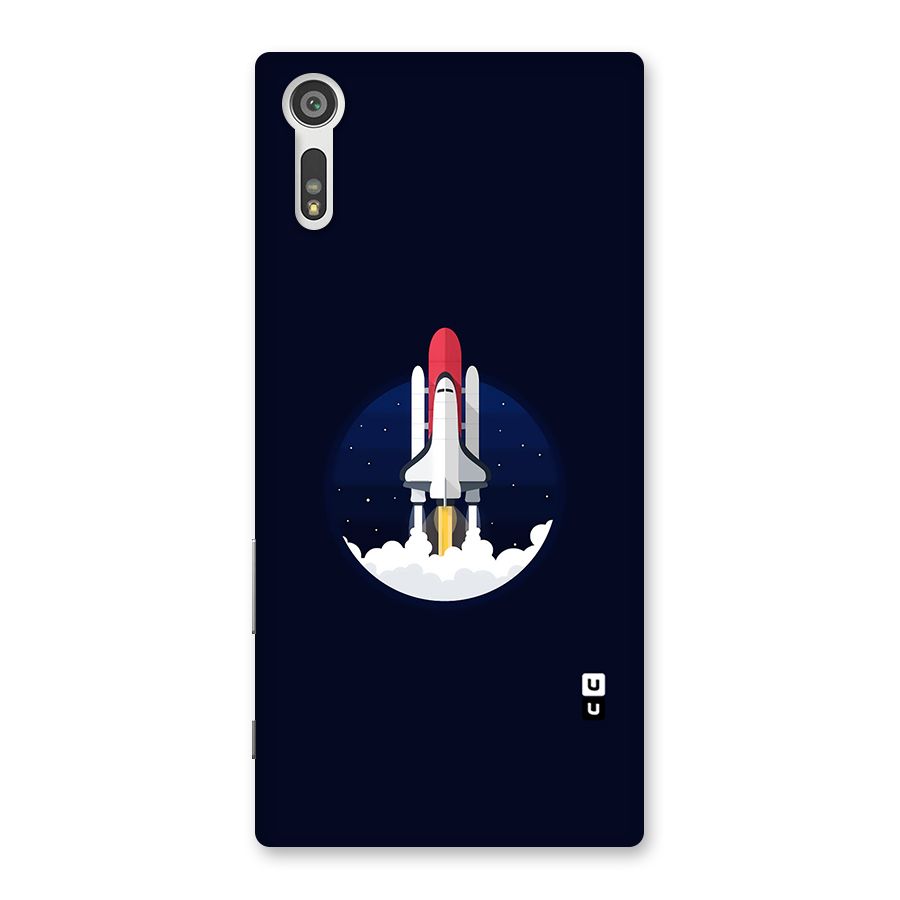 Space Rocket Minimal Back Case for Xperia XZ
