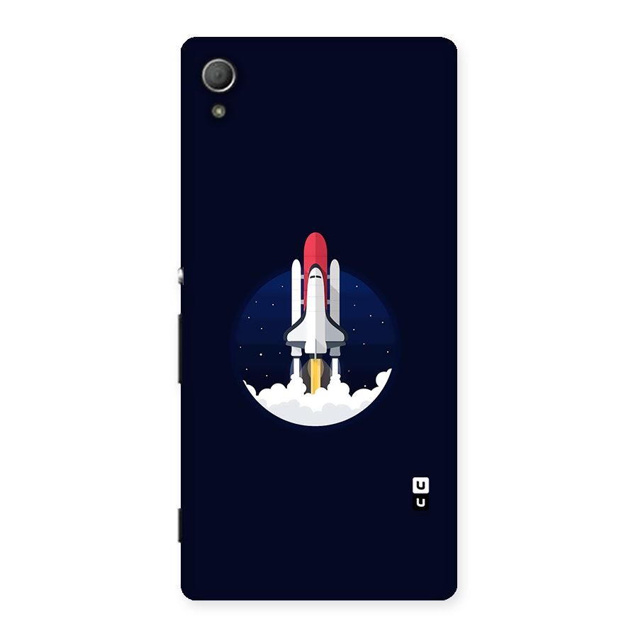 Space Rocket Minimal Back Case for Xperia Z3 Plus