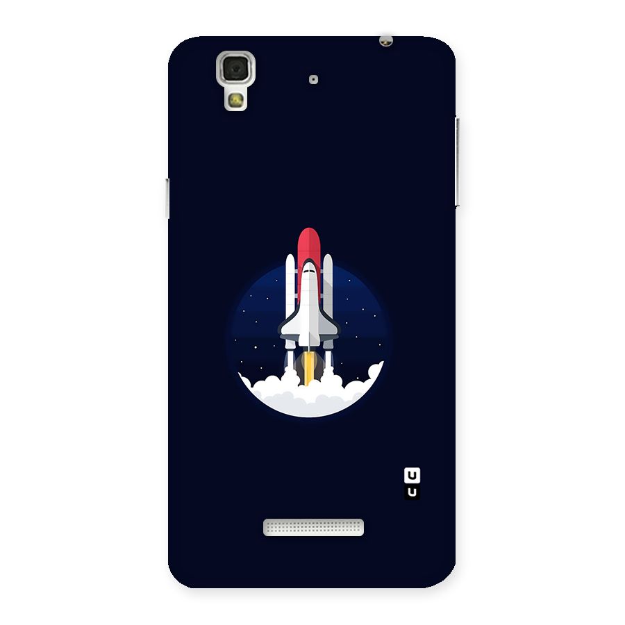 Space Rocket Minimal Back Case for YU Yureka Plus