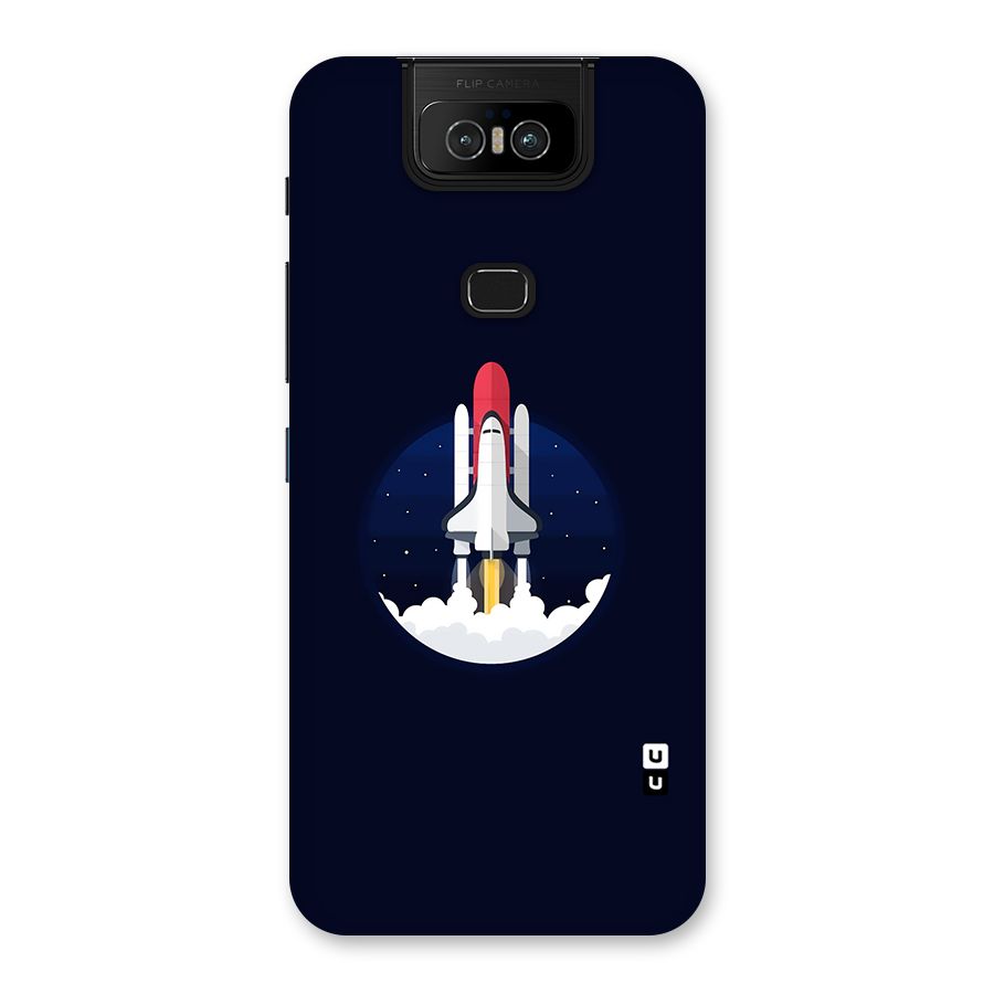 Space Rocket Minimal Back Case for Zenfone 6z