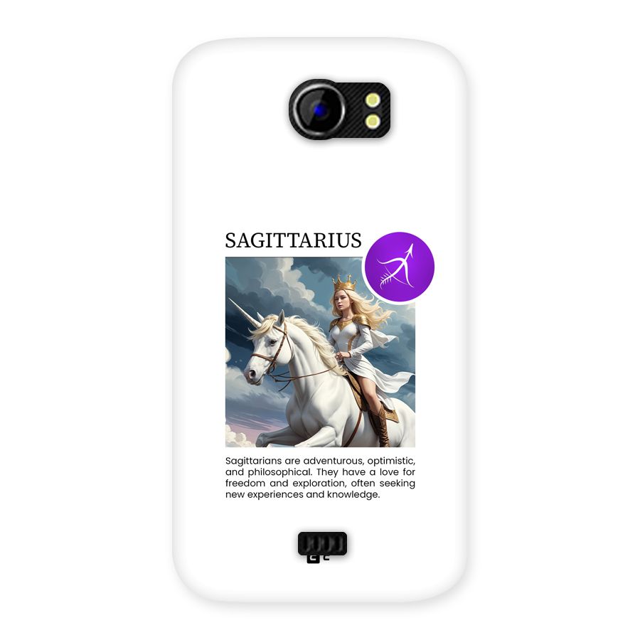 Sparkling Sagittarius Back Case for Canvas 2 A110