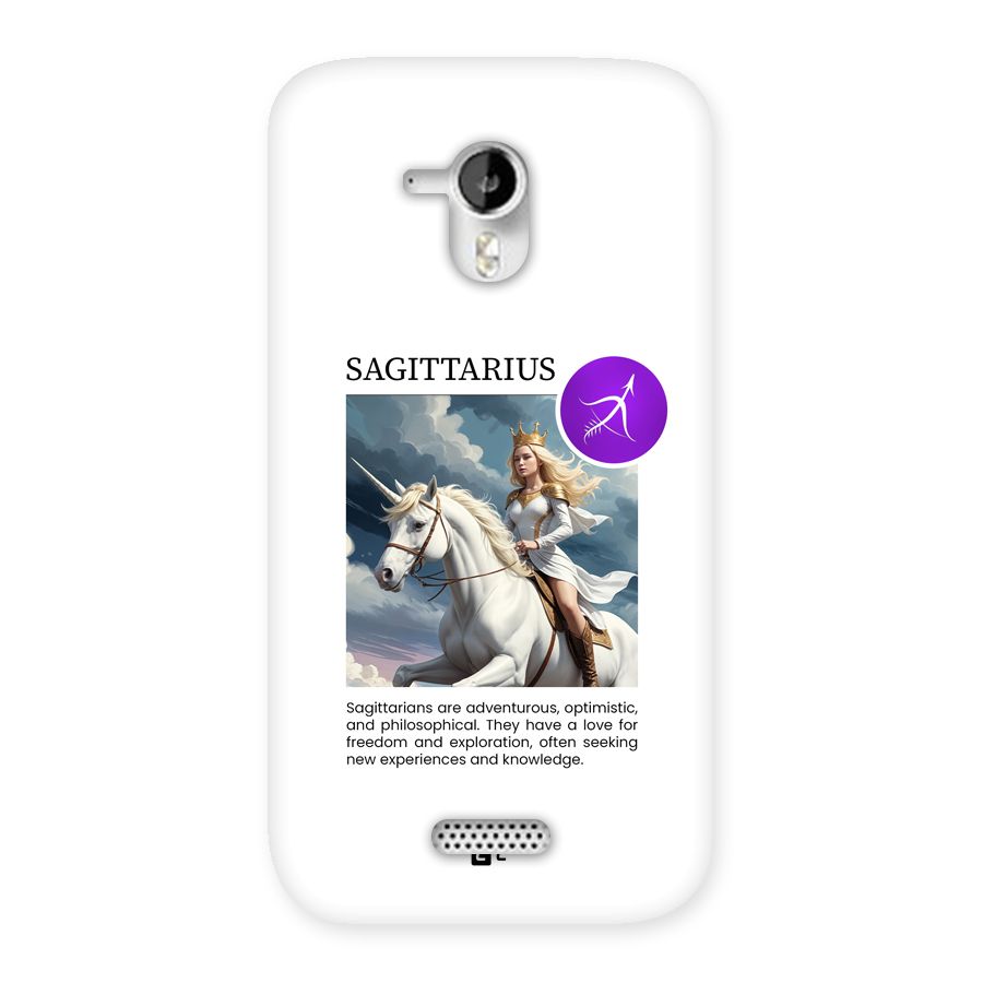 Sparkling Sagittarius Back Case for Canvas HD A116