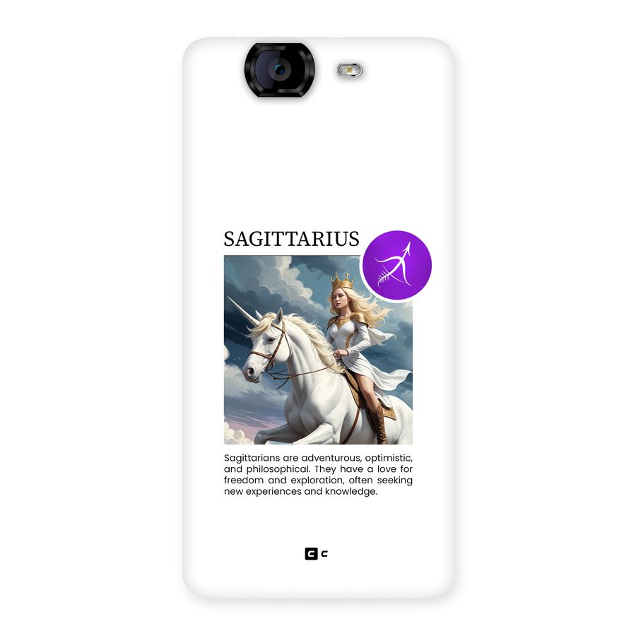 Sparkling Sagittarius Back Case for Canvas Knight A350
