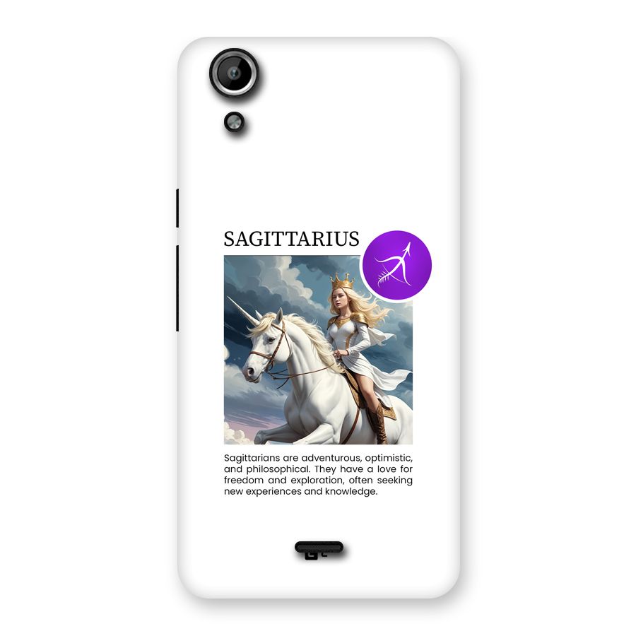 Sparkling Sagittarius Back Case for Canvas Selfie Lens Q345