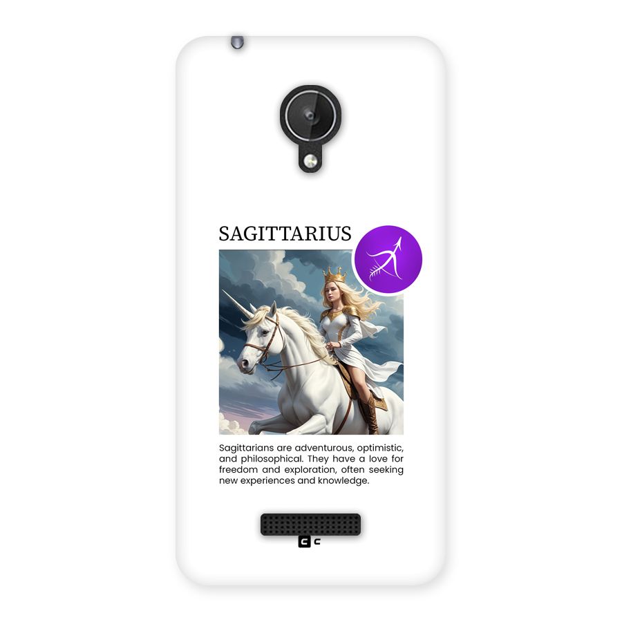 Sparkling Sagittarius Back Case for Canvas Spark Q380