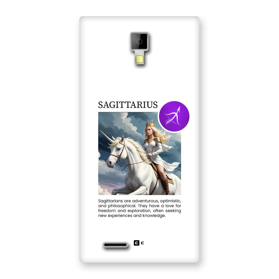 Sparkling Sagittarius Back Case for Canvas Xpress A99