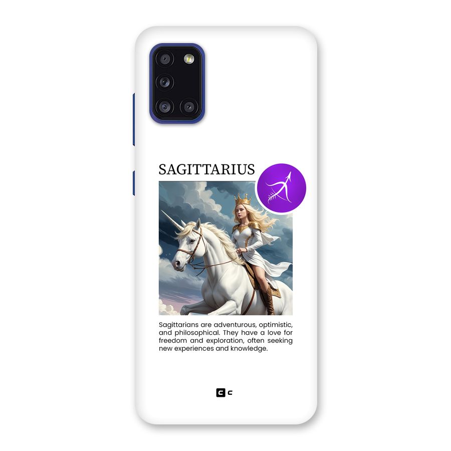 Sparkling Sagittarius Back Case for Galaxy A31
